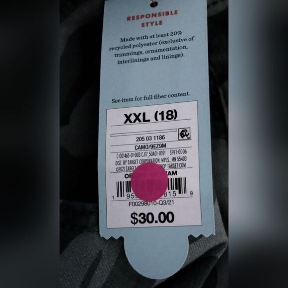 NWT: "Cat & Jack" girls bib overalls - Picture 7 of 11